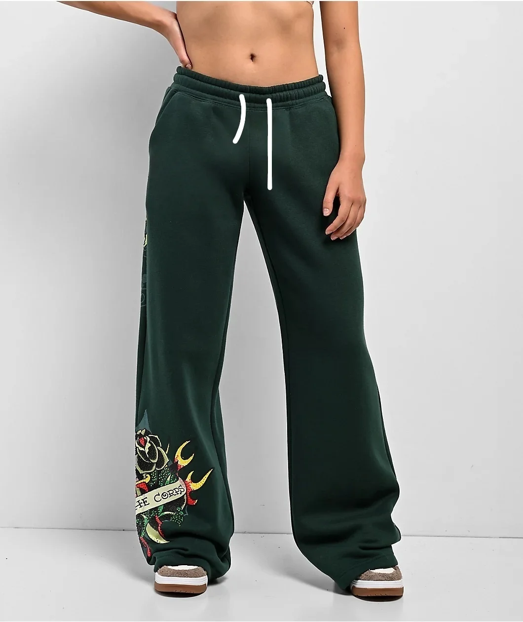 2026 High-Waist Wide-Leg Y2K Hip-Hop Print Loose Jeans Retro Schwarz Streetwear für Paare im Harajuku-Stil – Detail 7