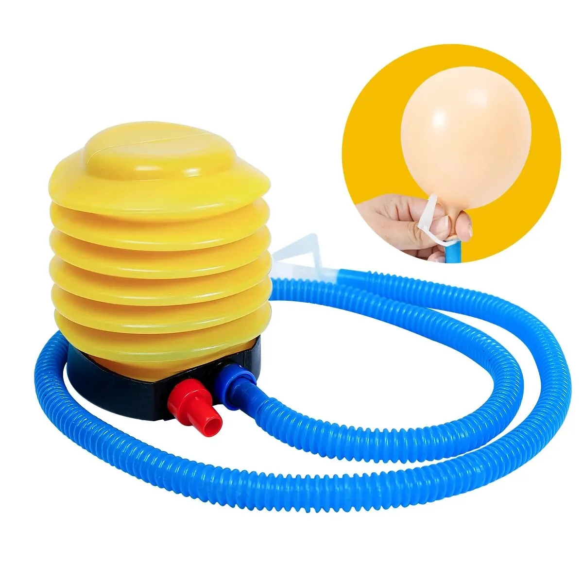 Hoge Kwaliteit Ballonpomp Lucht Inflator Hand Push Draagbare Nuttige Ballonaccessoires Voor Bruiloft Verjaardagsfeest Decorbenodigdheden