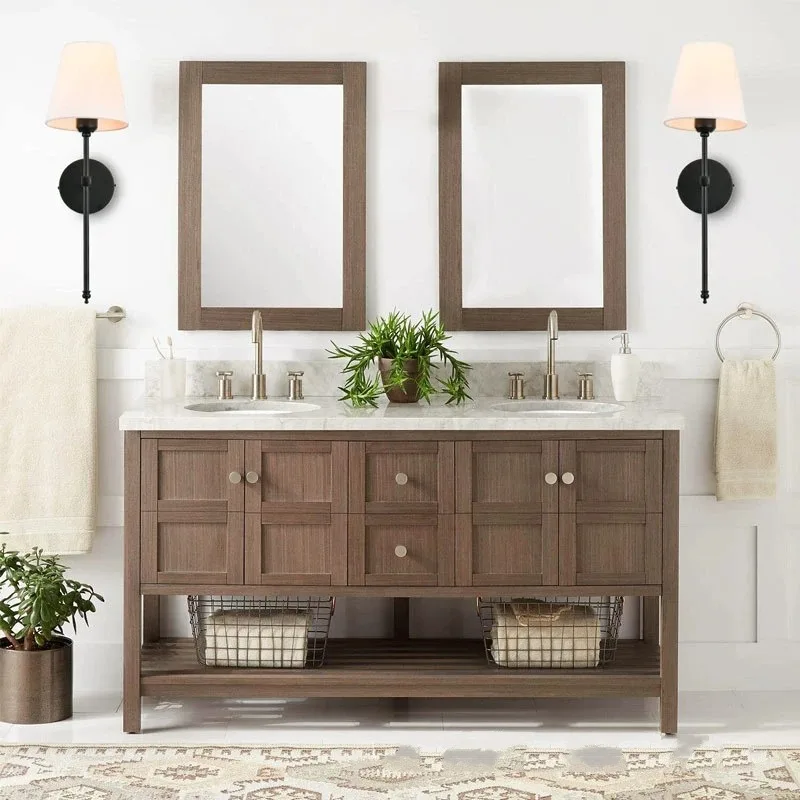 

Скандинавский светодиодный тканевый настенный светильник, украшение для ванной комнаты, зеркало для спальни, коридора, лестницы, современные бра для внутреннего освещения, светильник