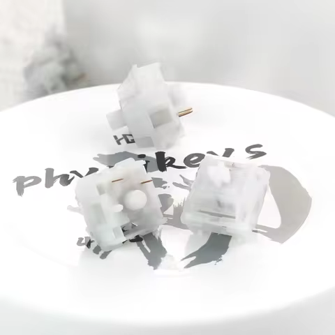 Phynikeys HMX First Encounter Linear Switch RGB SMD 5pin 42g HIFI Sound Mechanical Keyboard Custom Gaming MX Switch PC Pre Lubed