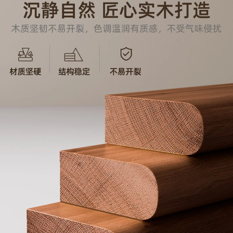 Stackable Modern Simple Solid Wood Square Stools, Tall Wooden Dining Seat For Living RoomDinner Table Multi-use Household Indoor