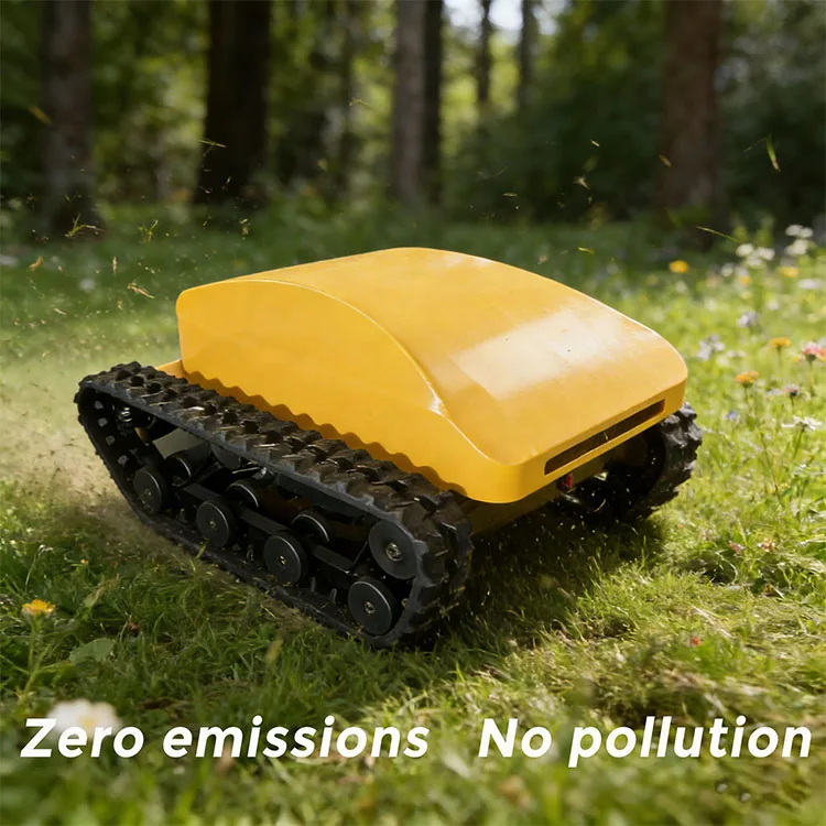 Battery Powered 4-Stroke Zero Emissions DIY Industrial Remote Control Lawn Mower Adjustable Cutting Height for Garden