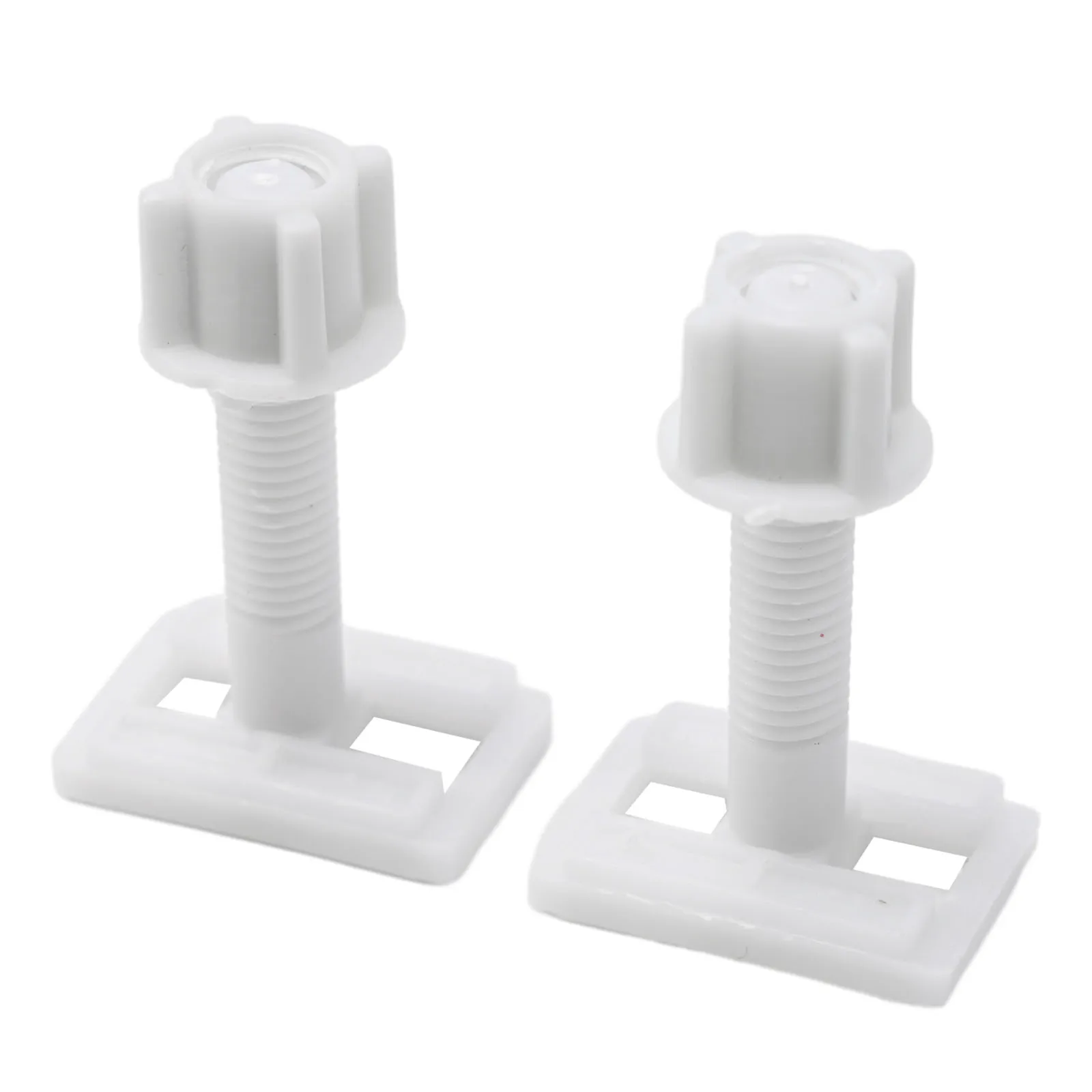 

Bathroom Toilet Hinge Screws Plastic Bolts Spare Parts Tools White 2*Sliding Plates 6cm Screw High Quality Plastic
