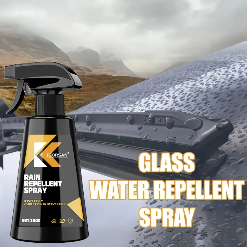 Car glass and rearview mirror rain agent, nano coating superhydrophobic, durable and waterproof, suitable for driving in harsh w