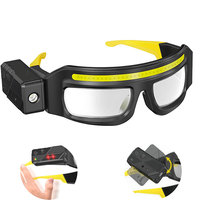 90°Adjustable Job Site&Security Lighting, 5 Modes, Wave Sensor Control Flashlight, High Brightness, Waterproof For Outdoor