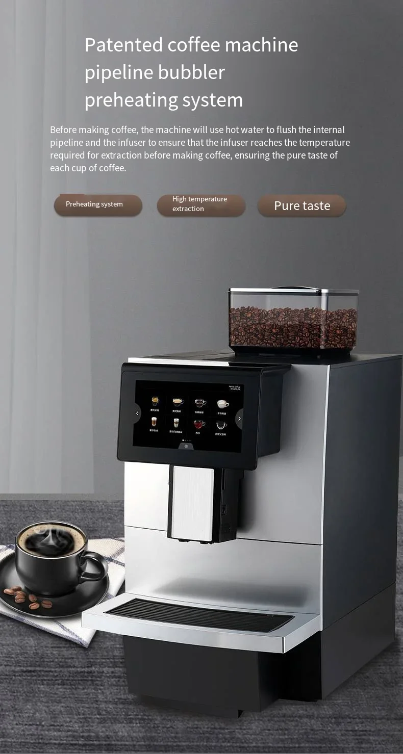 Most Popular F11 Smart Bean to Cup Cappuccino Commercial Super Automatic Expresso Machine