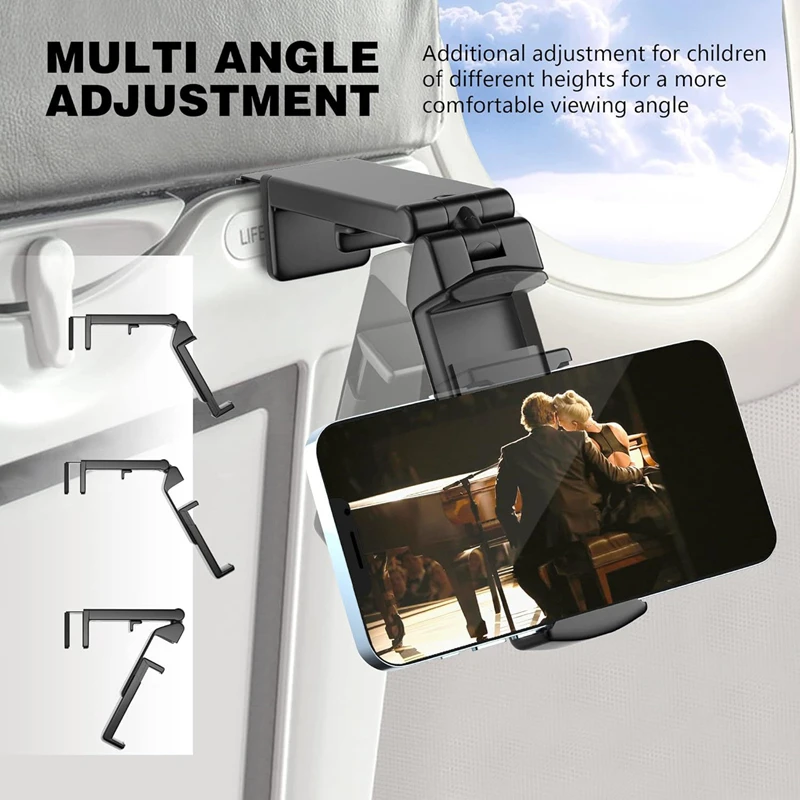 Xiaomi MIJIA Airplane Phone Holder Stand Multi Functional Portable Travel Stand Desk Flight Foldable Adjustable Support Holding