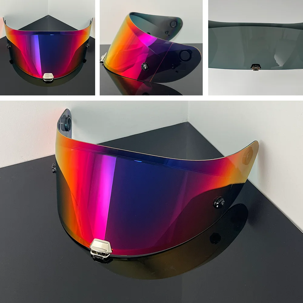 Rpha11 Helmet Visor Shield for HJC HJ26 Rpha 70 St Dustproof Windproof Sunscreen Shield Electroplated Visor Film Anti Fog