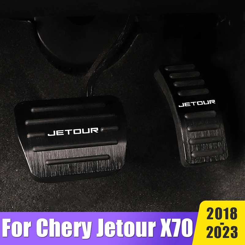 

For Chery Jetour X70 2018 2019 2020 2021 2021 2022 2023 Aluminum Alloy Car Foot Accelerator Gas Fuel Brake Pedal Clutch Cover