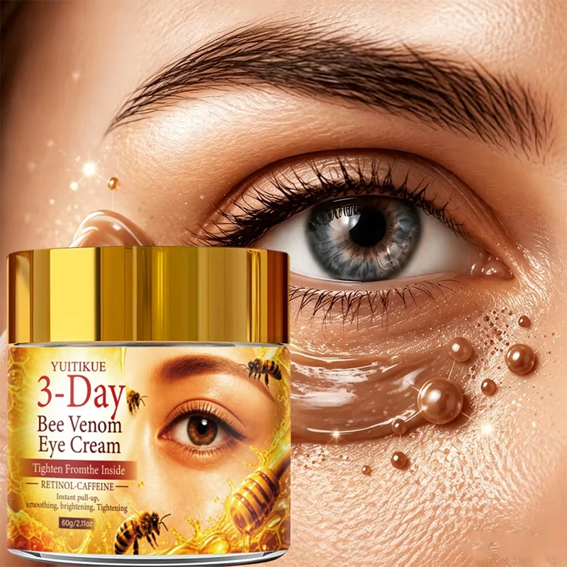 Women Bags Under Eyes - YUITIKUE Bee Venom Eye Cream Retinol