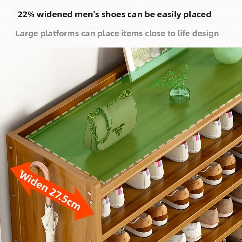 Household shoe cabinet, shoe storage rack, simple shelf, large-capacity shoe rack. image 4