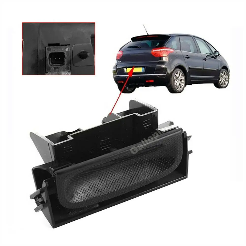 Maniglia di controllo apertura bagagliaio portellone posteriore con microinterruttore per Citroen C4 Picasso 2006-2013 8726V7 6554ZZ parti di ricambio auto