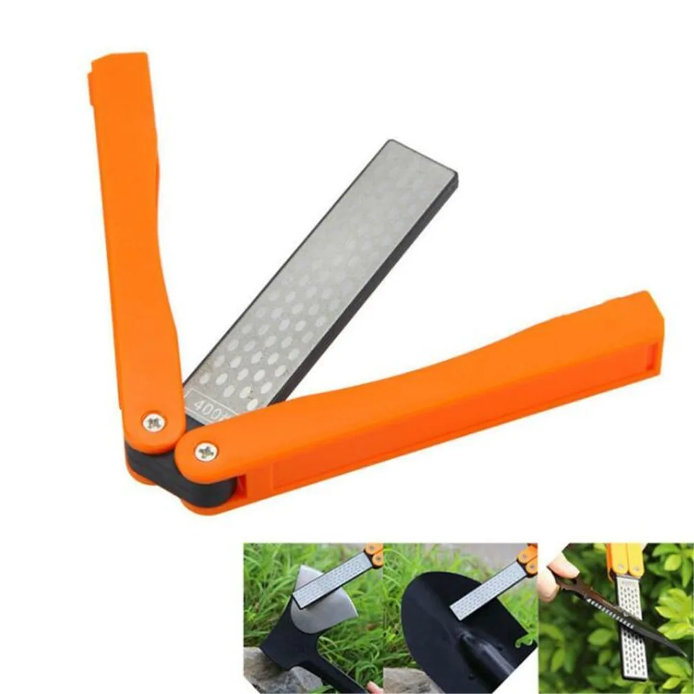 

Kitchen Knife Sharpening System Tools Household 400#/600# Diamond Stone Whetstone Bar Knife Sharpener Scissors Razor Polished