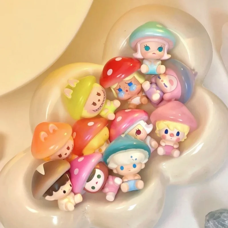 

POPMART Popbean Bubble Cute Particle Toy New Year Sitting Posture Series Trendy Blind Box Collection Ornament for Kids