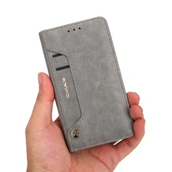 CMAI2 Luxury Card Pocket Leather Case for iPhone 16 Pro Max 6/7/8/SE2 XR XS Max 11 Pro 12 13 Mini 14 15 Plus Magnetic Flip Cover