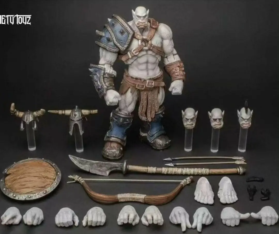 In Stock Memory Toys Orc Mercenary Captain Kargath Frostmaw Wilderness Blood Skull 1/12 Action Figure Model Collection Gift