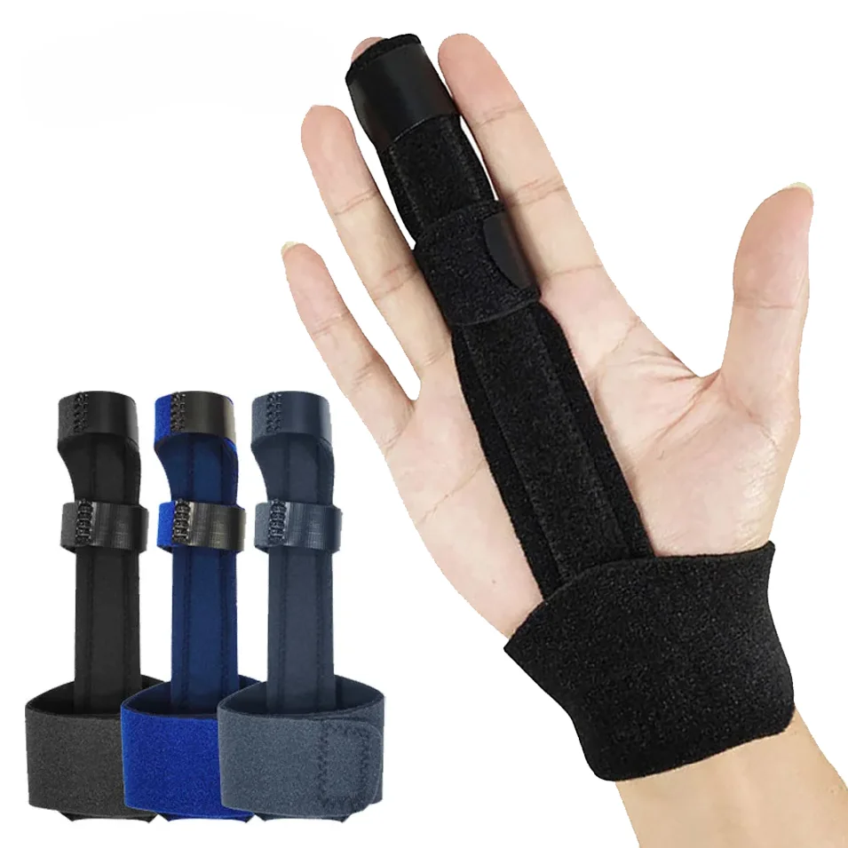 1PCS Finger Splint Brace Thumb Care Adjustable Support Stabilizer Built-in Aluminum Alloy Fix Arthritis Pain Relief Health Care
