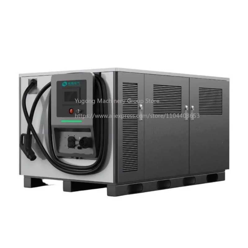 New DC EV Charger Station 120kw CCS2 Energy Storage 161kwh High Capacity LiFePO4 Battery Inside Mobile Emergency Road Rescue