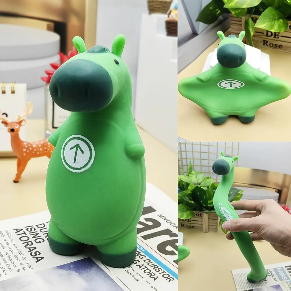 

Novelty Green Horse Toys Fashion Practical Jokes Stress Release Release Anxiety Toy Cute Cartoon Donkey Decompression Doll