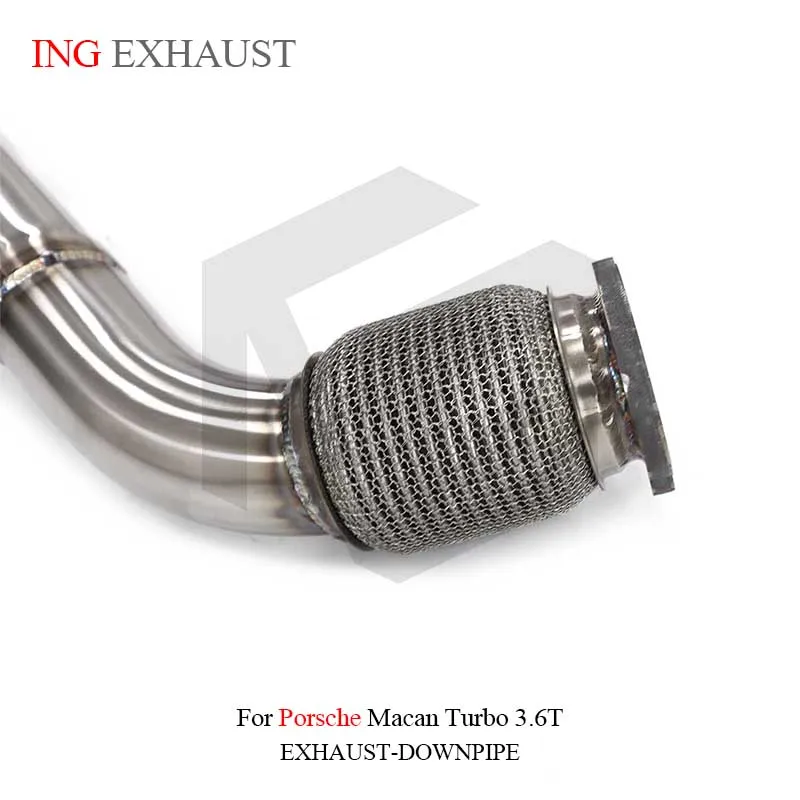 ING Exhaust System Stainless Steel Performance resonant tube for Porsche macan turbo 3.6T