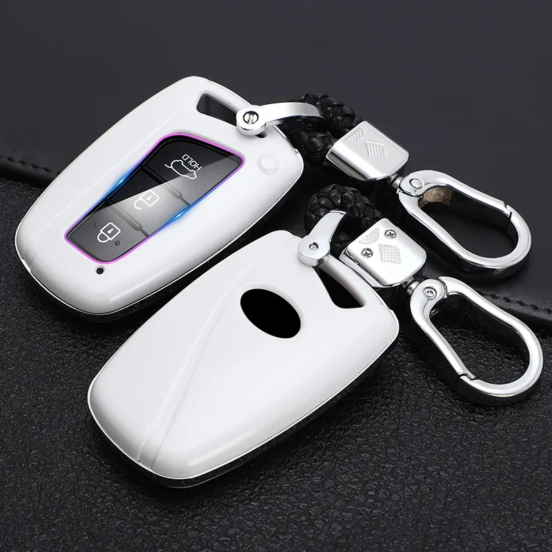 1X ABS Car Key Case Cover For Hyundai Grand Santa Fe IX45 GENESIS EQUUS AZERA 2013 2014 2015 2016 Accessories