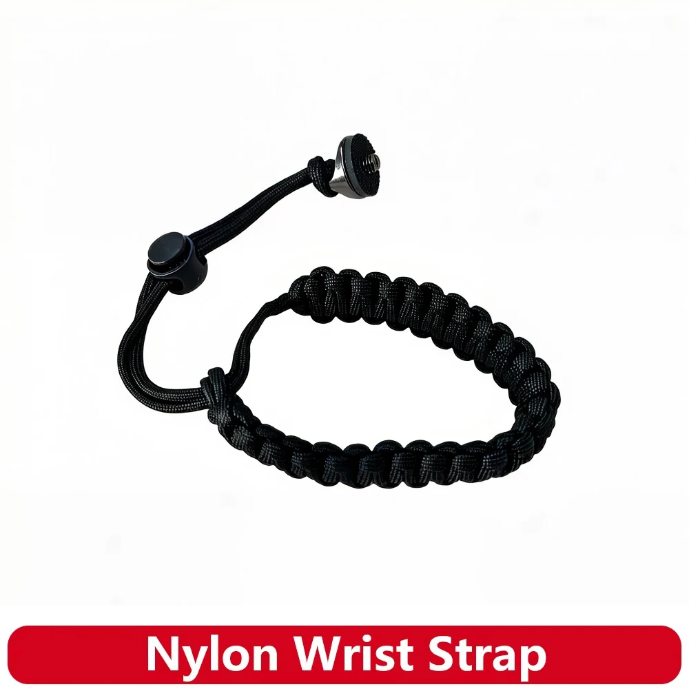 Adjustable Braided Nylon Wrist Strap Anti-Lost Lanyard with 1/4