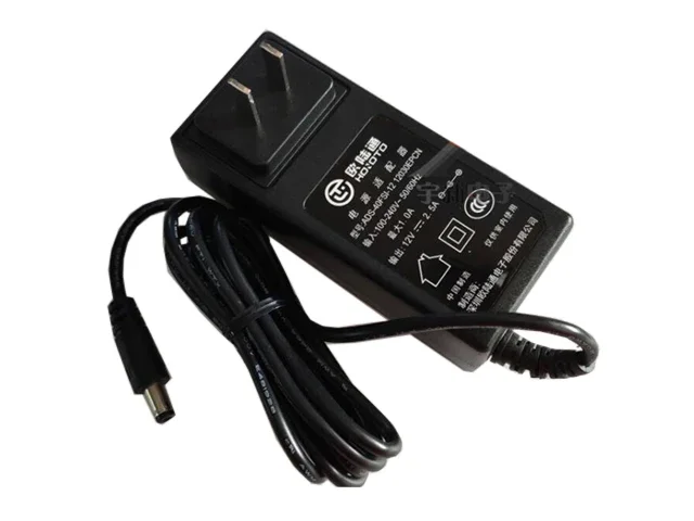 Hoioto ADS-40FSI-12, 12V 2.5A, Barrel 5.5/2.5mm, US 2-Pin Plug, Power Adapter