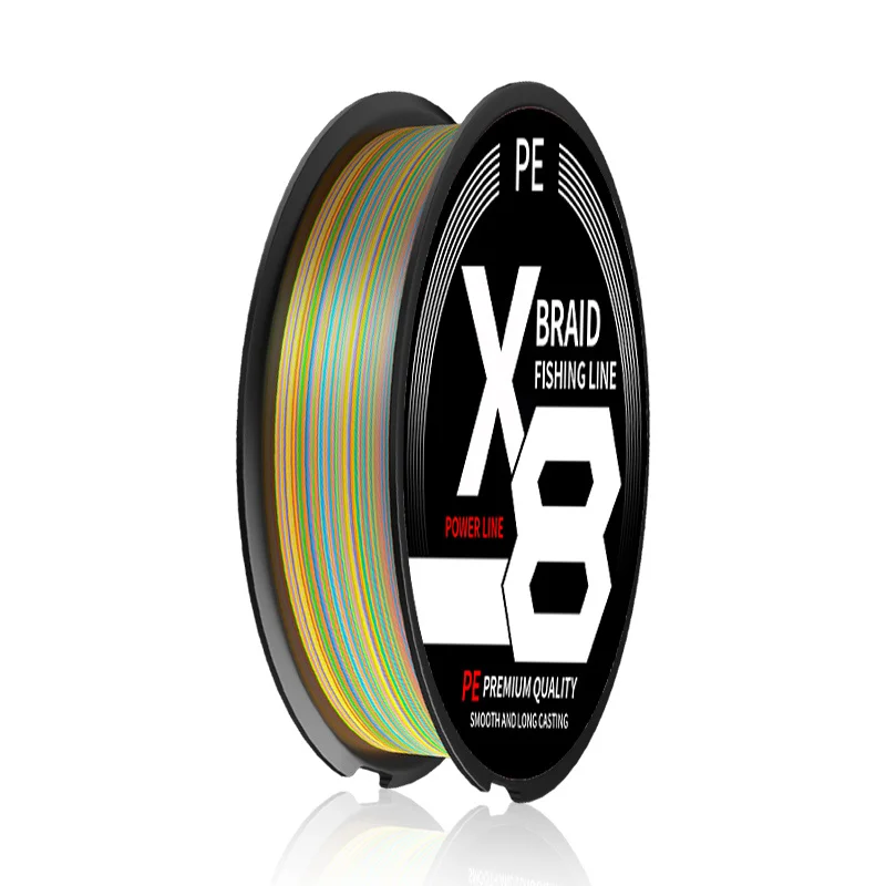 

X8 PE fishing line, high-quality and wear-resistant fishing line, outdoor fishing equipment.