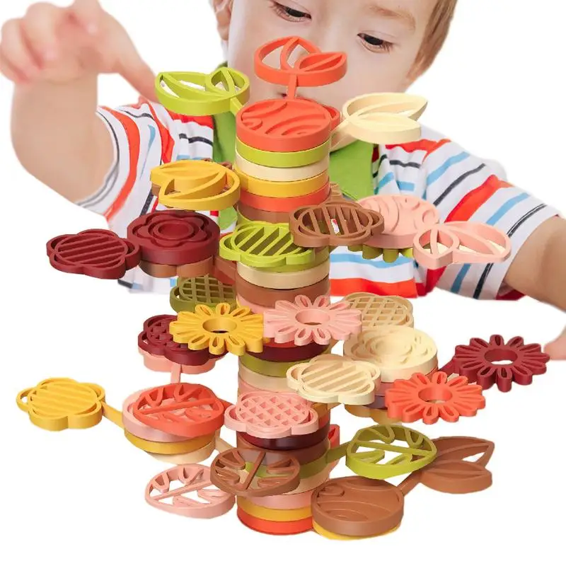 

Stacking Tree Toy Stack A Colorful Tree Balancing Stacking Blocks Montessoris Toys Early Education Teaching Aids Wood Baby Toys