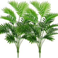 Artificial Areca Palm Tree Fake Plants Palm Leaf for Home Room Decor Tropical Leaves Greenery Family Office Indoor Outside Decor