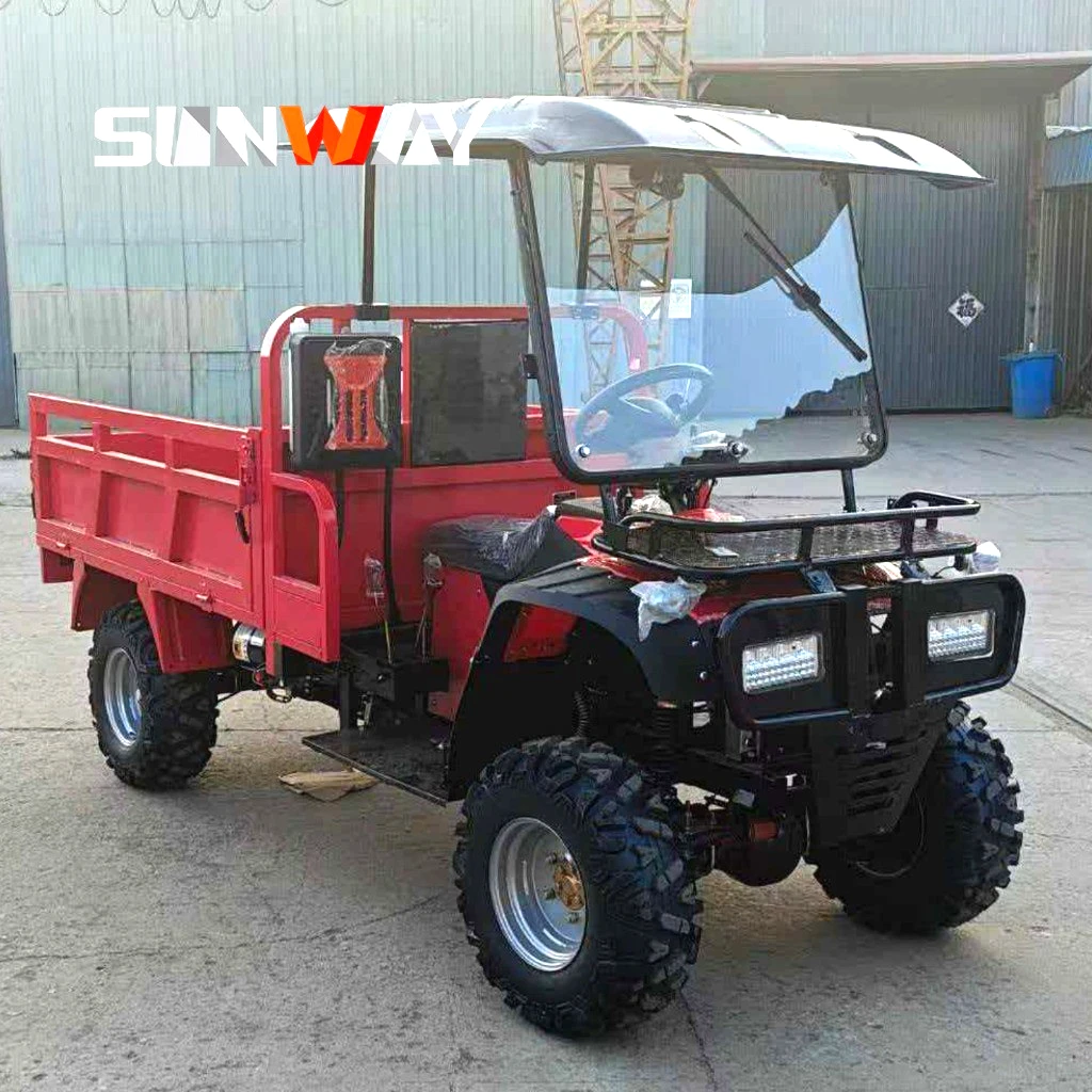 Heavy Duty Adult 4x4 Drive Agricultural ATV UTV All Terrain Vehicle for Farm Cargo Transport
