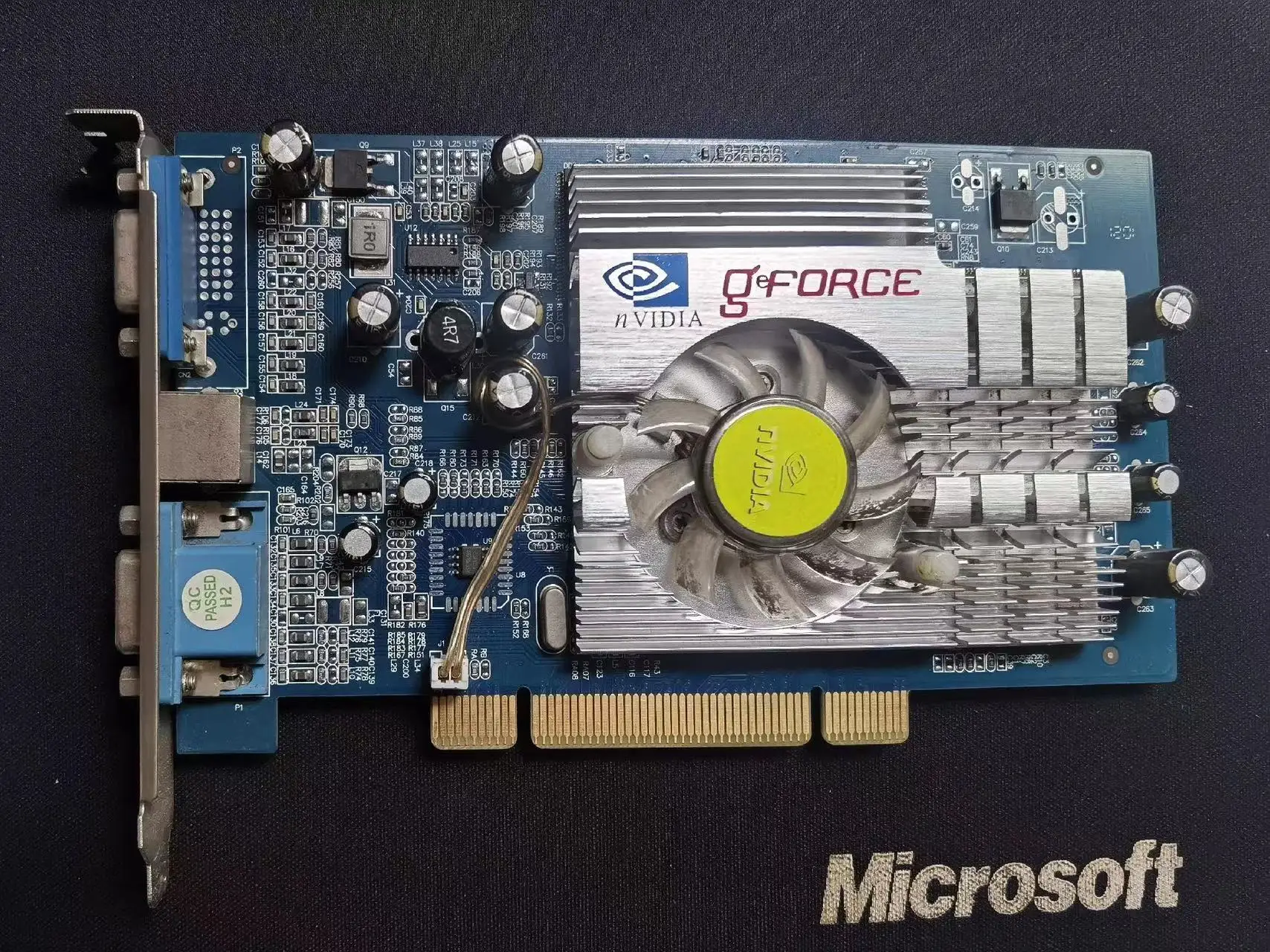 100% Hoge Kwaliteit Nieuwe Nvidia Geforce FX5500 Pci Grafische Kaart Fx 5500 256Mb 128bit Ddr Vga/Vga Pci video Card