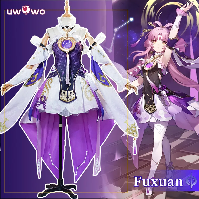 UWOWO Fu Xuan Cosplay Collab Series: Honkai Star Rail Cosplay Fuxuan Game Cosplay Halloween Costume