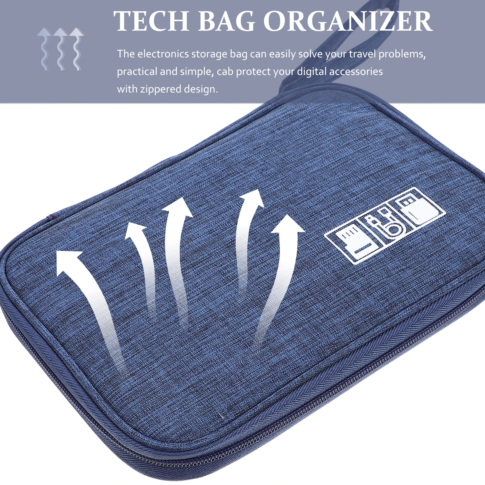 

Digital Bag Storage for Organizing Data Cables Cord Organizer Travel Charging Cords