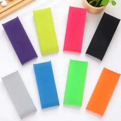 

8Pcs Thin Flexible Silicone Racket Grip Rings for Tennis Badminton Rackets Non-Slip Overgrip Protector Bands Professional