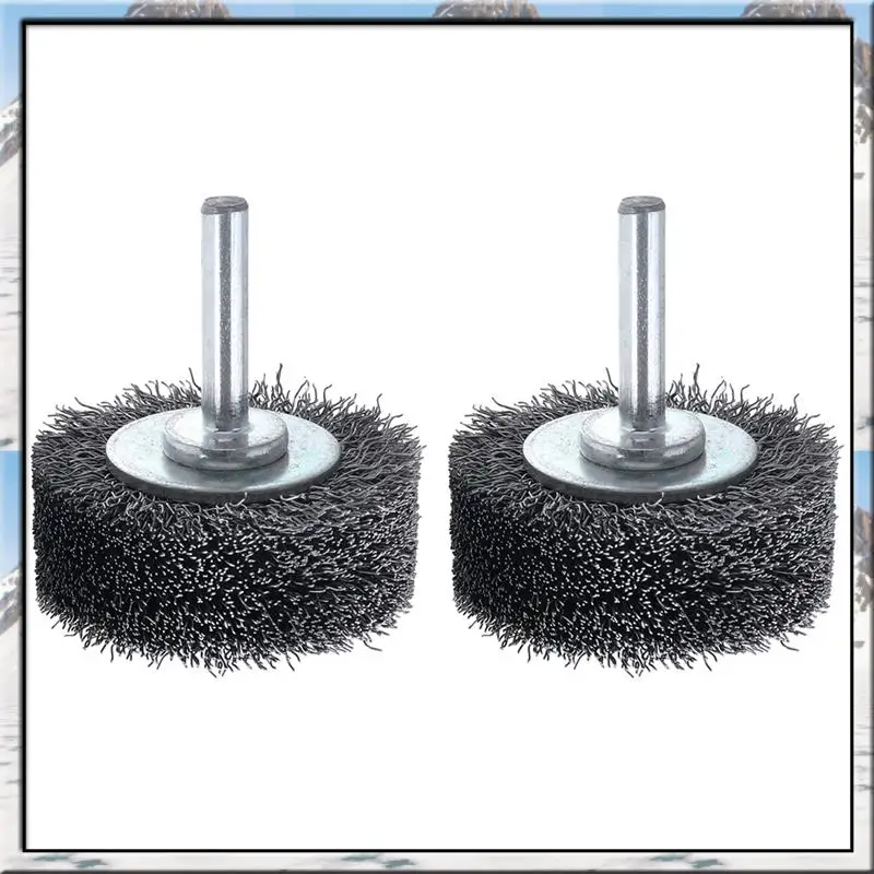 AA46 12 Pcs Wire Wheel Brush, Cup Brush, Wheel Brush, Pen Brush Set With 1/4-Inch Hex Shank For Rust Removal