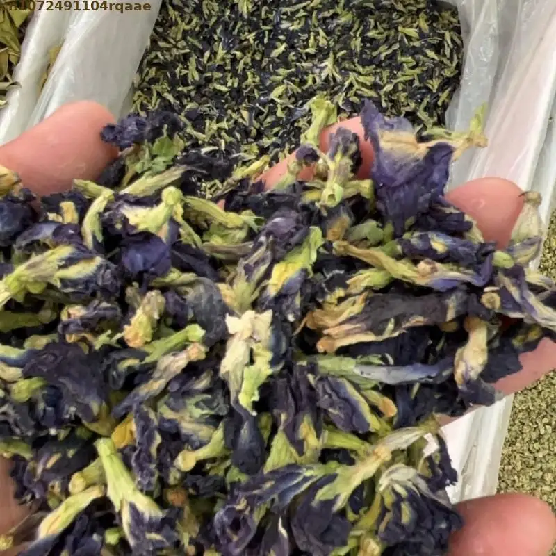 Top Natural Blue Butterfly Pea Dried Flower For Soap Candle Butterfly Orchid Flavor Perfume Tea Essence Pigment Making Materials