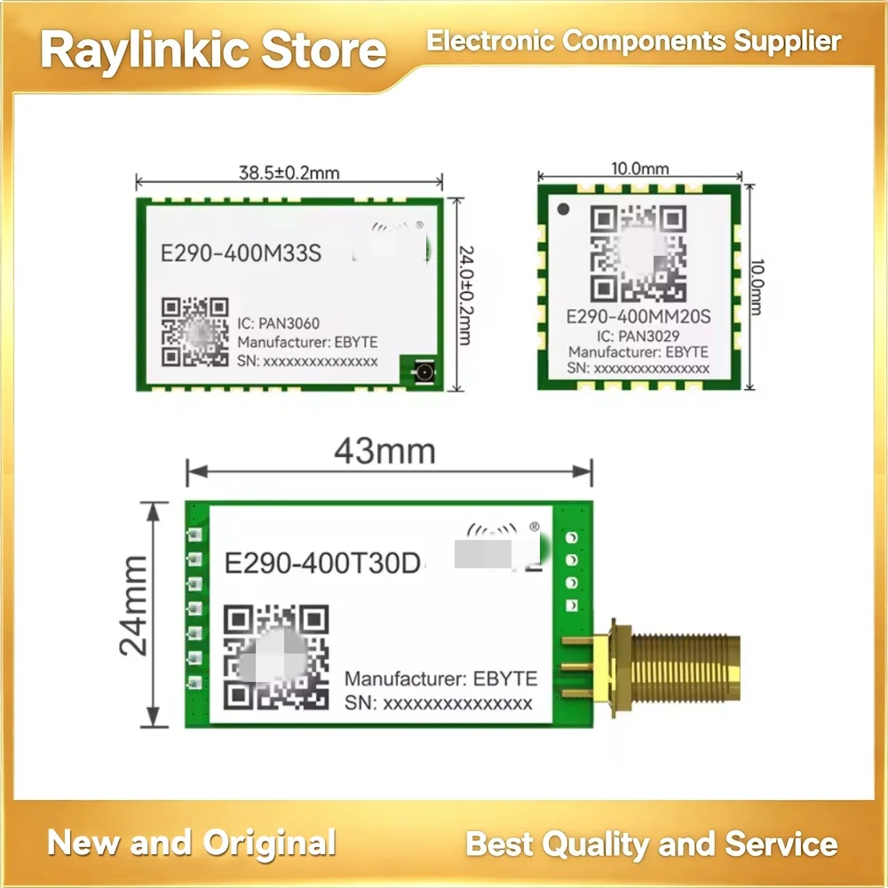 5PCS ChirpIoT PAN3060/3029 Spread Spectrum Module EBYTE E290 Series IAP Upgradable RF Automatic Relay Networking 433/868/915MHz