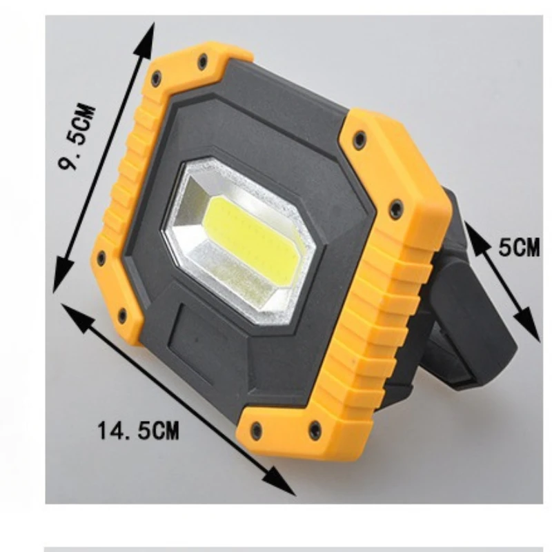 ไฟฉายภาพ LED ขนาดเล็ก ABS ตั้งแคมป์กลางแจ้งชาร์จไฟฉุกเฉิน USB