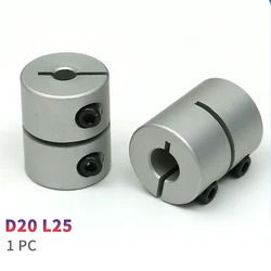 Rigid shaft coupler clamp stepper servo motor coupling 3d printer parts 3/4/5/6/6.35/8/10 D20L25 for creality cr10 ender-3
