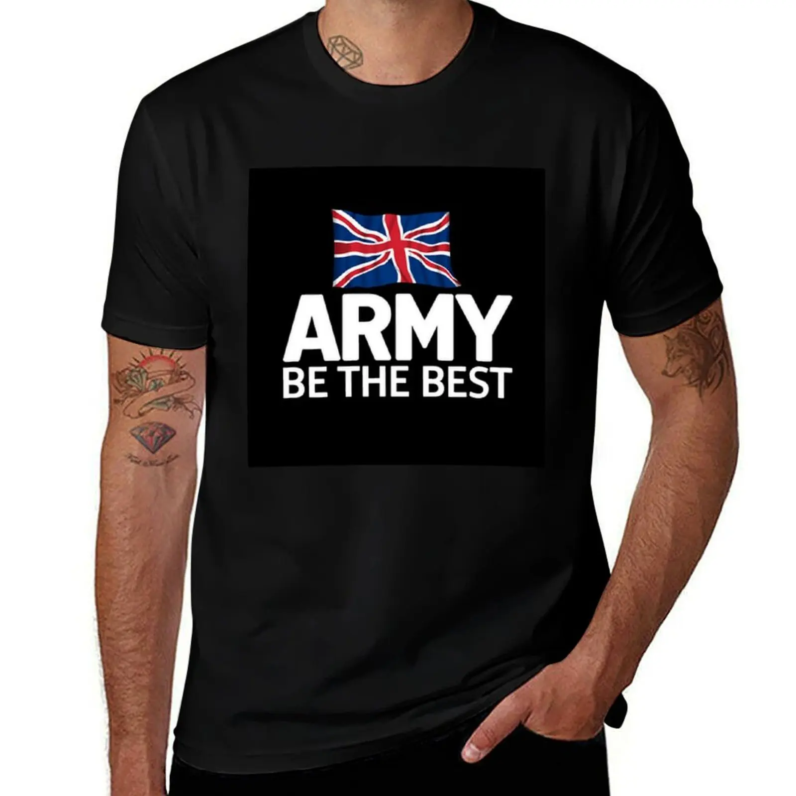 

British Army - Be The Best T-Shirt cotton tshirt 100% funny t shirts dark humor