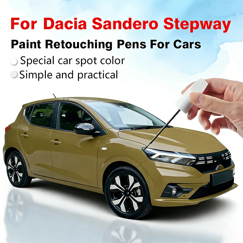 For Dacia Sandero Stepway Touch-Up Paint Pen – Car Scratch Repair Paint Protection & Clear Coat Gloss Finish Safari Beige