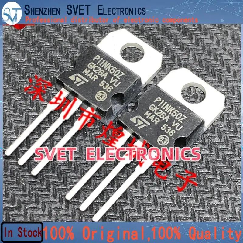 10PCS-50PCS  P11NK50Z STP11NK50Z  TO-220 500V 10A 5 Original In Stock Fast shipping