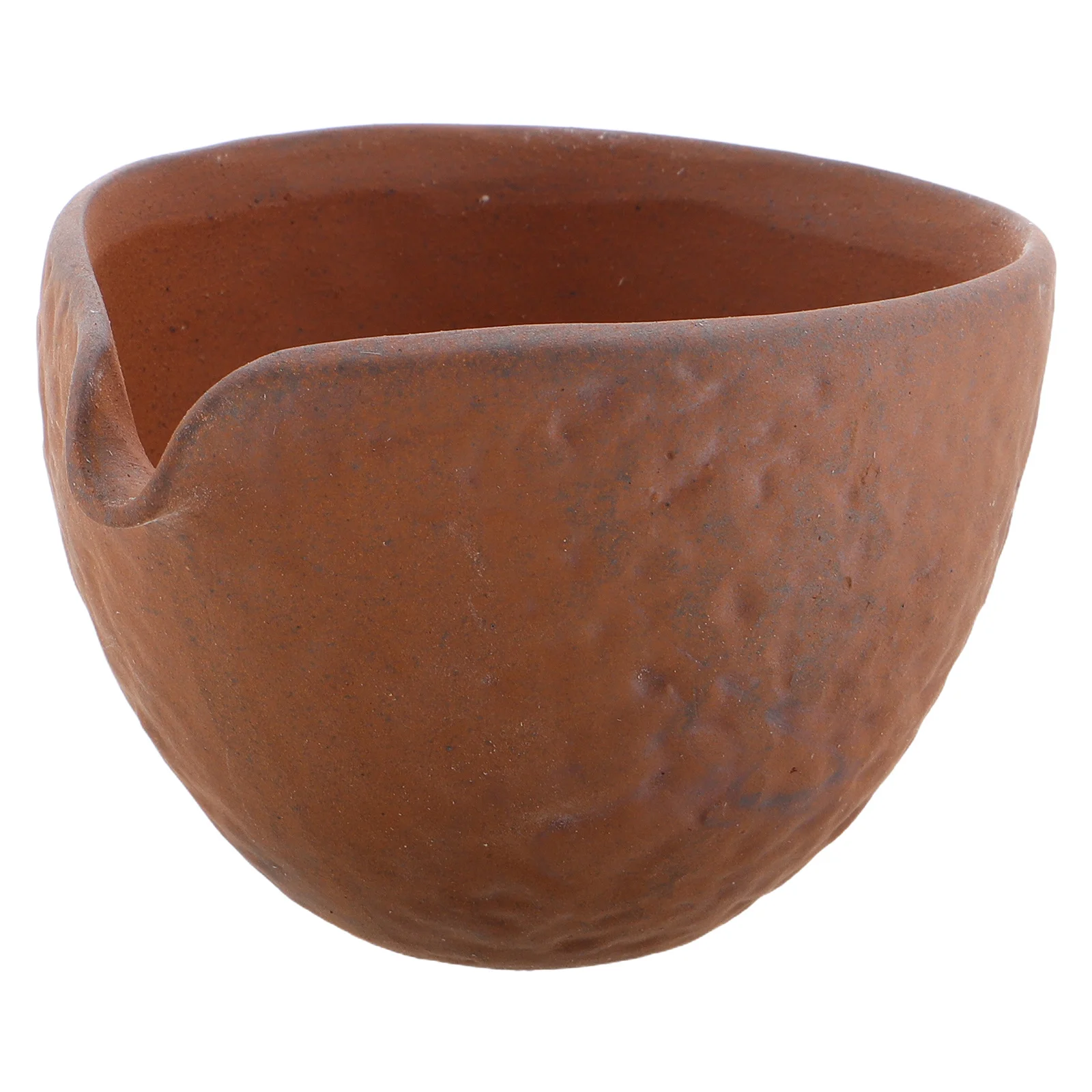 

China Gongfu Tea Pitcher Vintage Rough Pottery Handheld Tea Cup Eagle Beak Spout Fairness Cup Kung Fu Ceremony