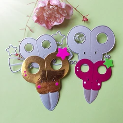 New beautiful 2 scissors cutting dies scrapbook decoration embossed photo album decoration card making DIY crafts
