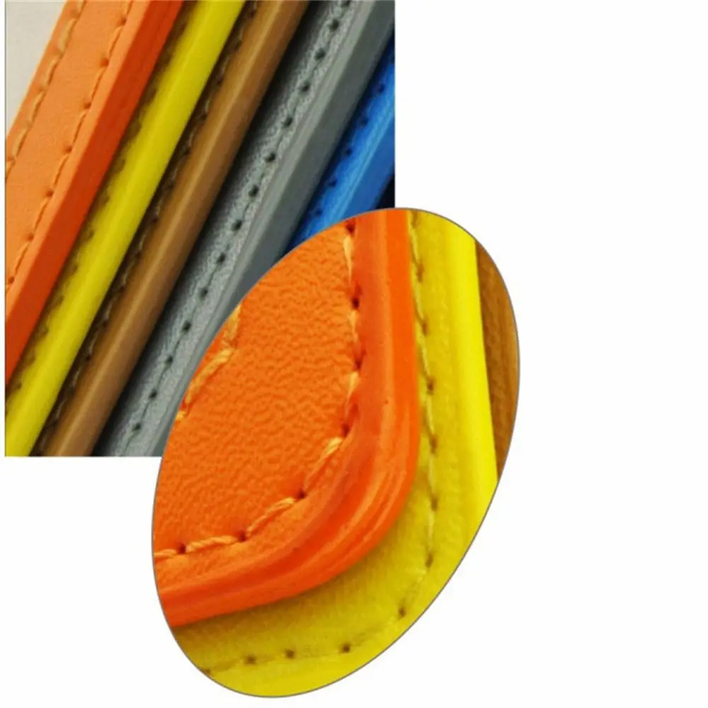 PU Leather ID Badge Case Transparent Work Identity Business Card Holder Double-Sided Bank Card Name Card Cover Bus Card