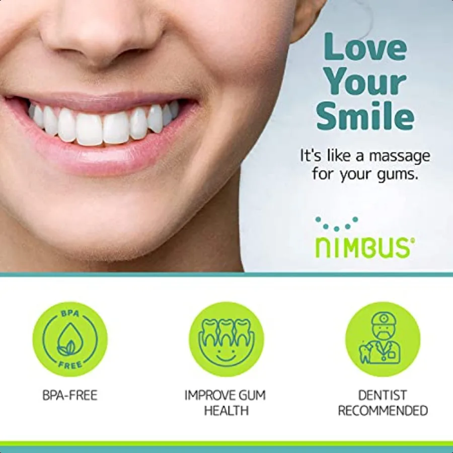 NIMBUS Extra Soft Toothbrushes Compact Head Periodontist Design Tapered Bristles for Sensitive Teeth and Receding Gums Individu