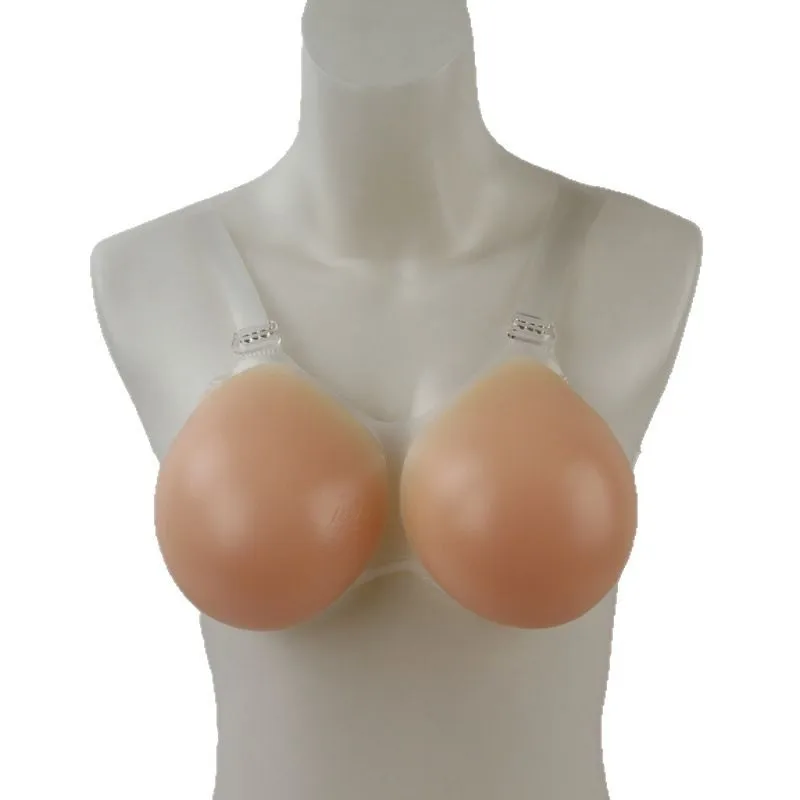 

False Chest Drag Silicone Breast Implants Female Live Streaming Host Fake Chest Simulation Matte Real Silicone Chest Pad Thick