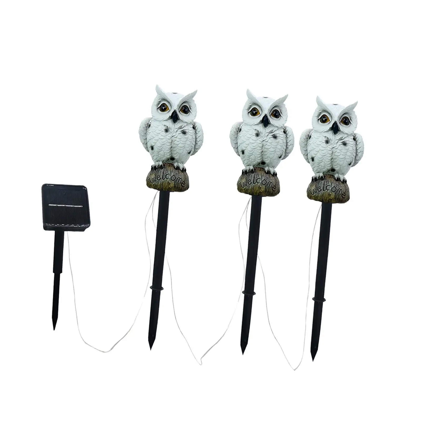 LED Solar Garden Lights Outdoor Outside Porch Animal Ornament Decorations