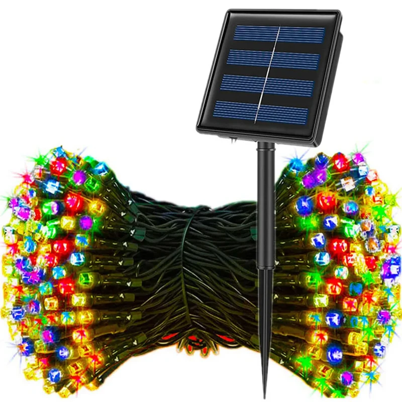 

200LED/100LED/50LED/20LED Solar String Light Outdoor Fairy Waterproof Star Christmas Light Garden Decoration Atmosphere Light